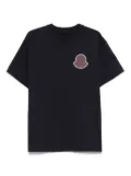 Moncler logo-patch T-shirt - Blue