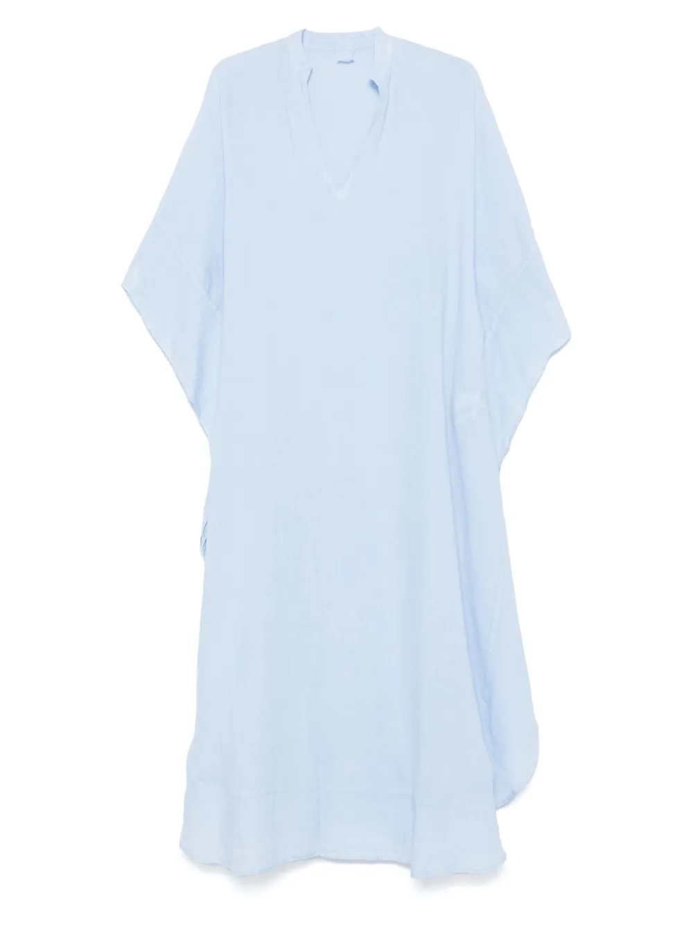 120% Lino linen maxi dress - ブルー 120% Lino linen maxi dress - ブルー