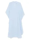 120% Lino linen maxi dress - Blue