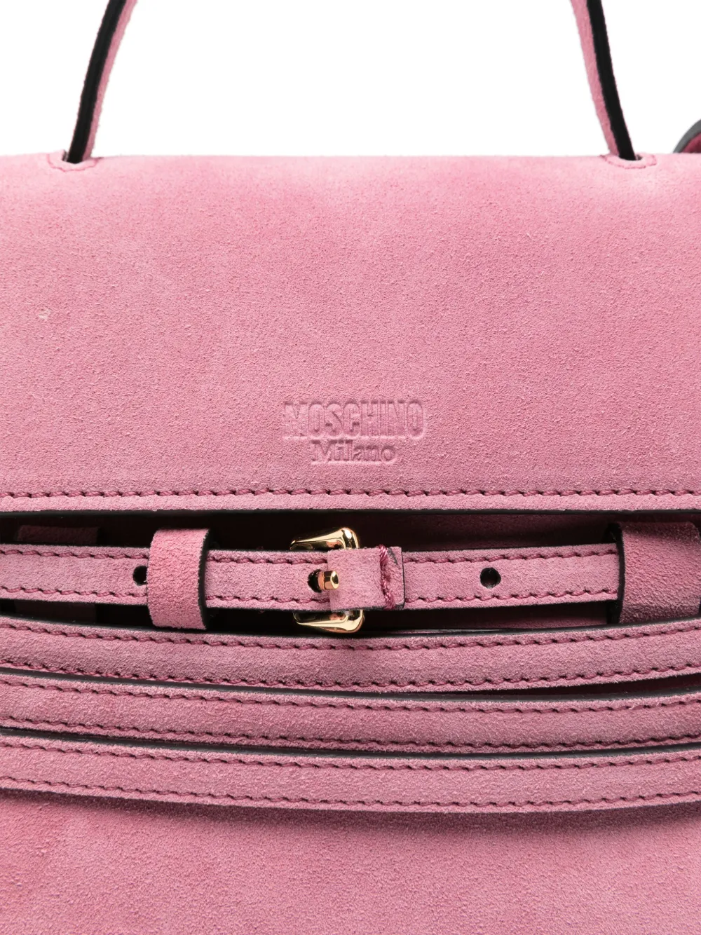 Moschino Suède shopper Roze
