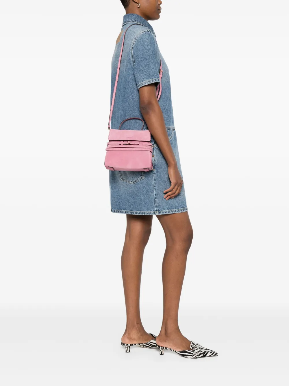 Moschino Suède shopper - Roze