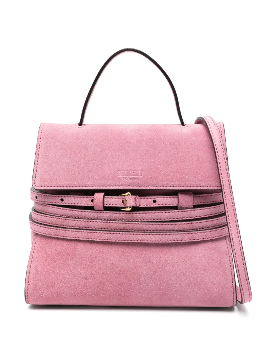 Moschino Suède shopper Roze