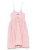 Moschino linen midi dress - Pink