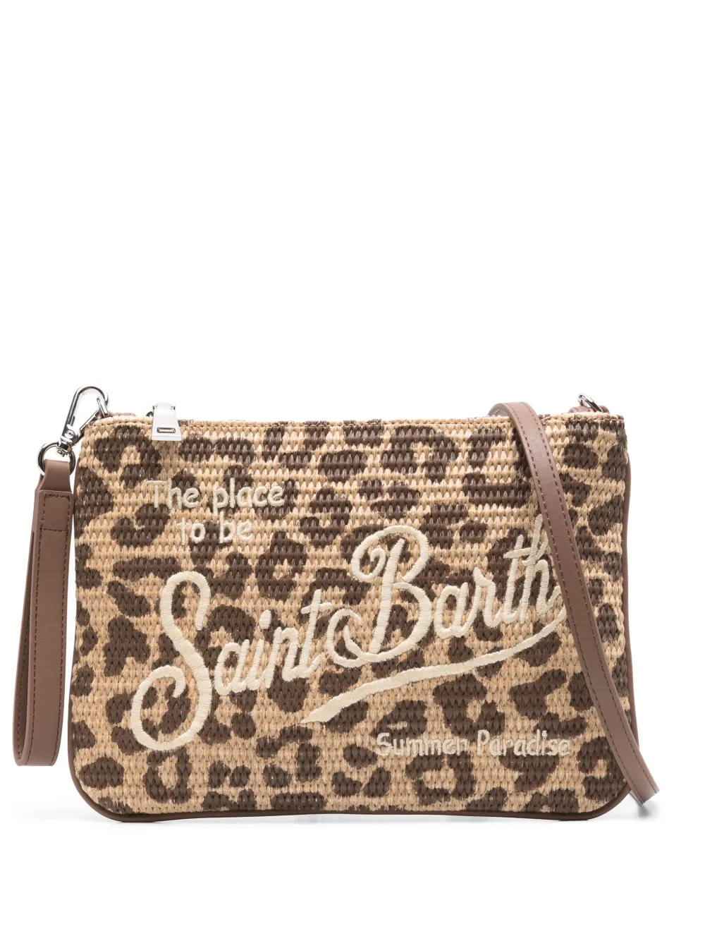 MC2 Saint Barth leopard-print cross body bag | Neutrals | Image 1