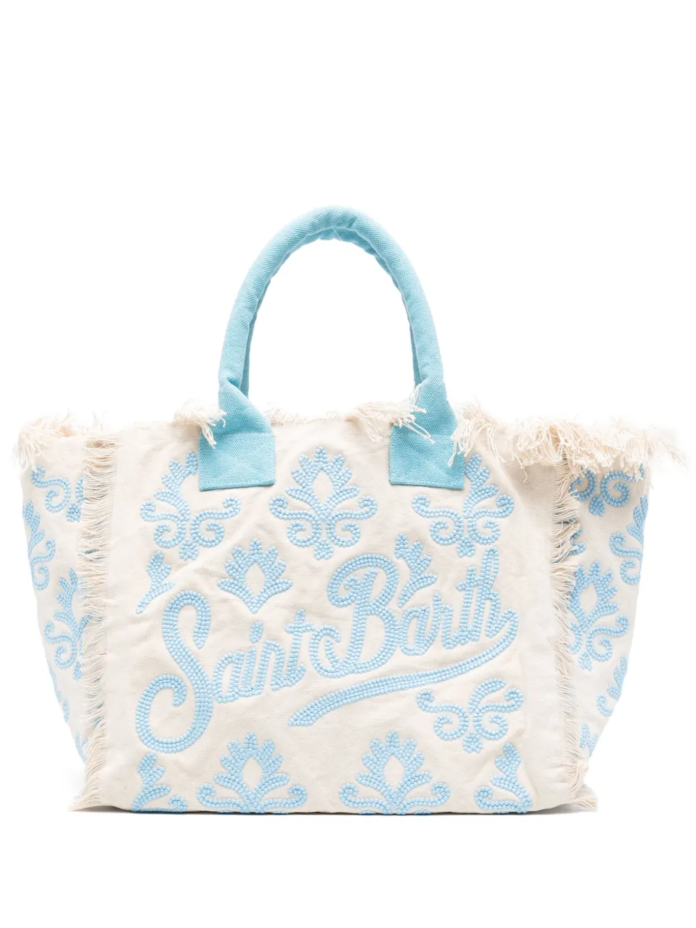 MC2 Saint Barth tote de algodón con logo bordado | neutro | Image 1