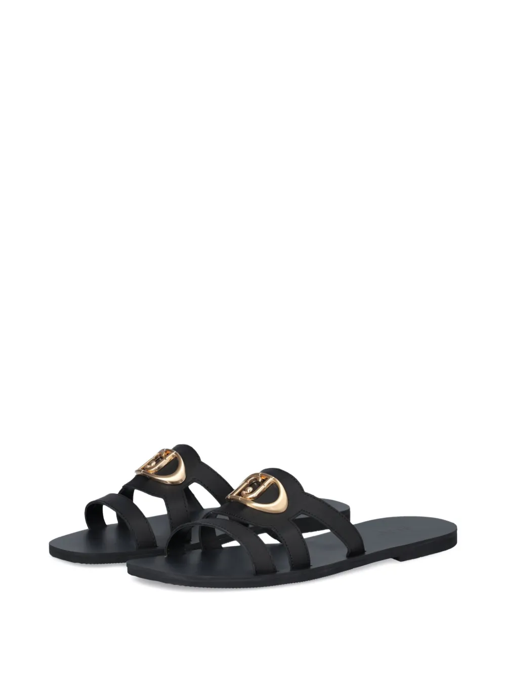 LIU JO logo-plaque strap sandals | Flat Sandals | Image 2