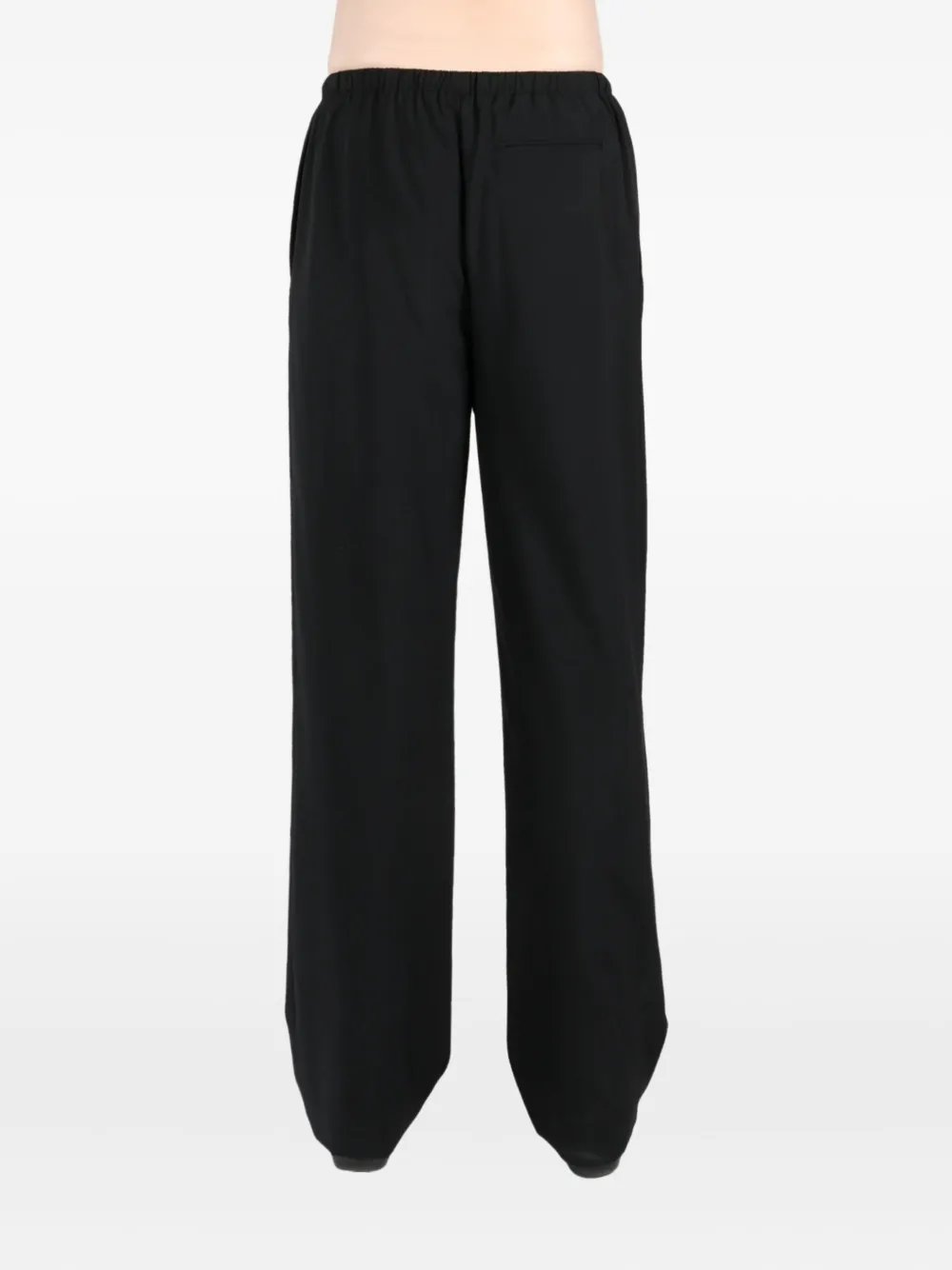 The Row Wollen broek Zwart