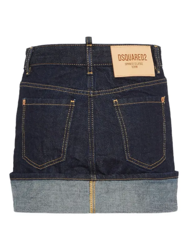 DSQUARED2 Dark Cimosa デニム ミニスカート | ブルー | FARFETCH JP