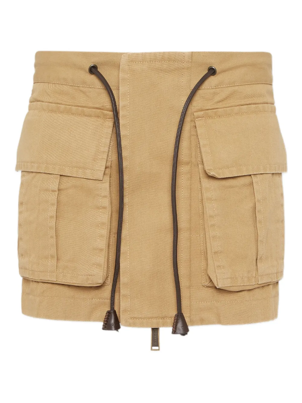 DSQUARED2 Mini-rok met trekkoordtaille Bruin