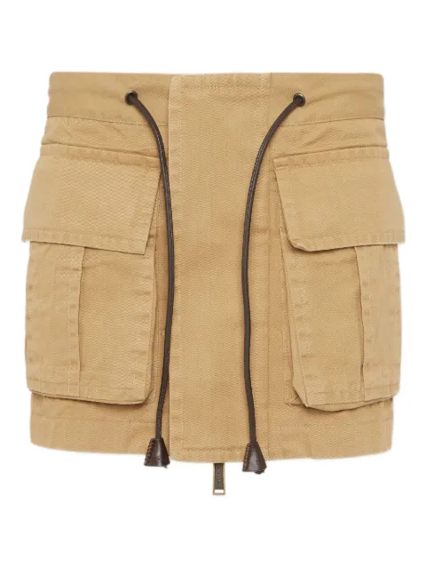 DSQUARED2 jupe mi-longue à lien de resserrage