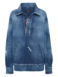 DSQUARED2 distressed-effect shirt - Blue