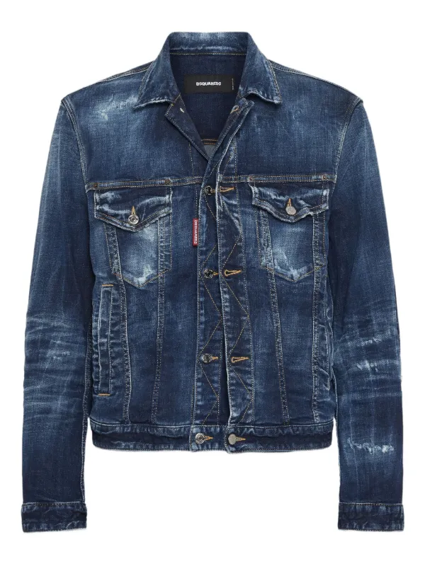 DSQUARED2 デニムジャケット 36 DSQUARED2 ダークブルー デニム 