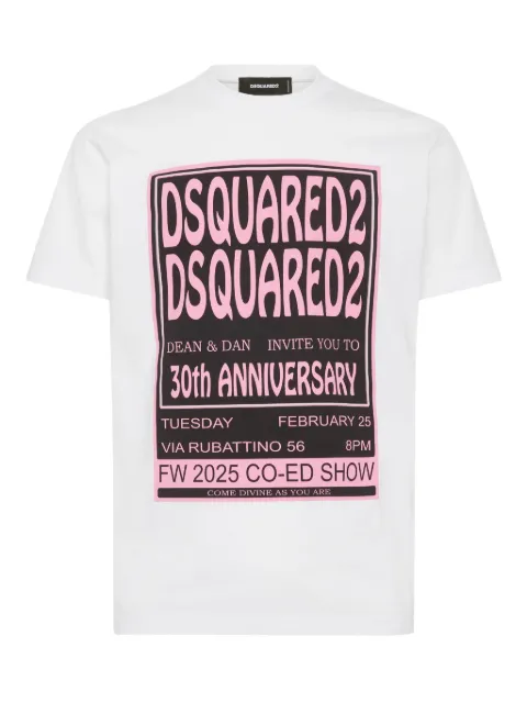 DSQUARED2 playera con estampado gráfico