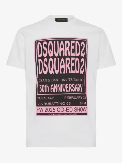 DSQUARED2 Invitation 图案T恤