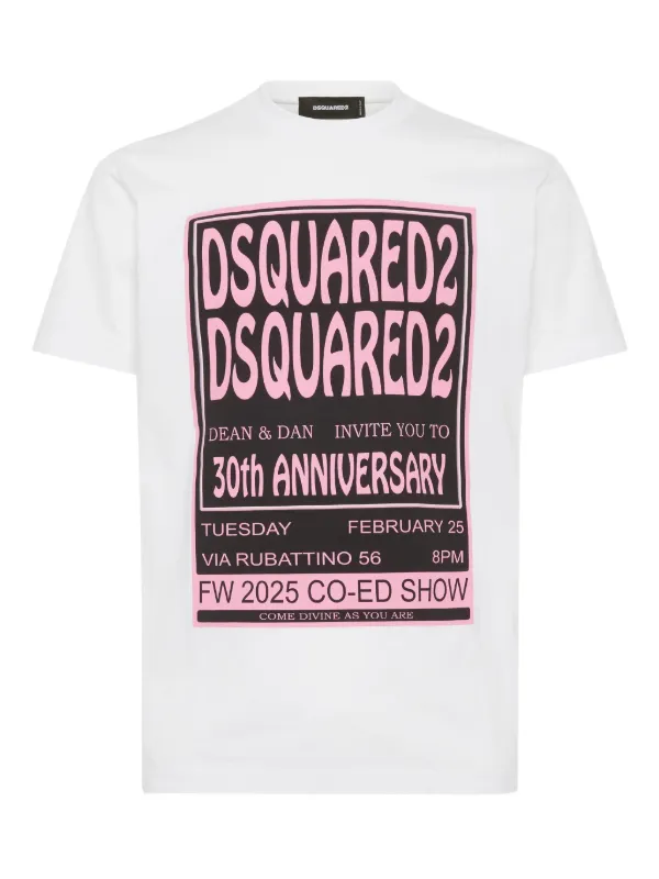 DSQUARED2 グラフィック Tシャツ | ホワイト | FARFETCH JP