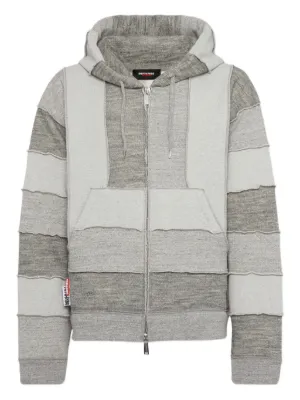 DSQUARED2 ジップアップ スウェットパーカー | ブラック | FARFETCH JP