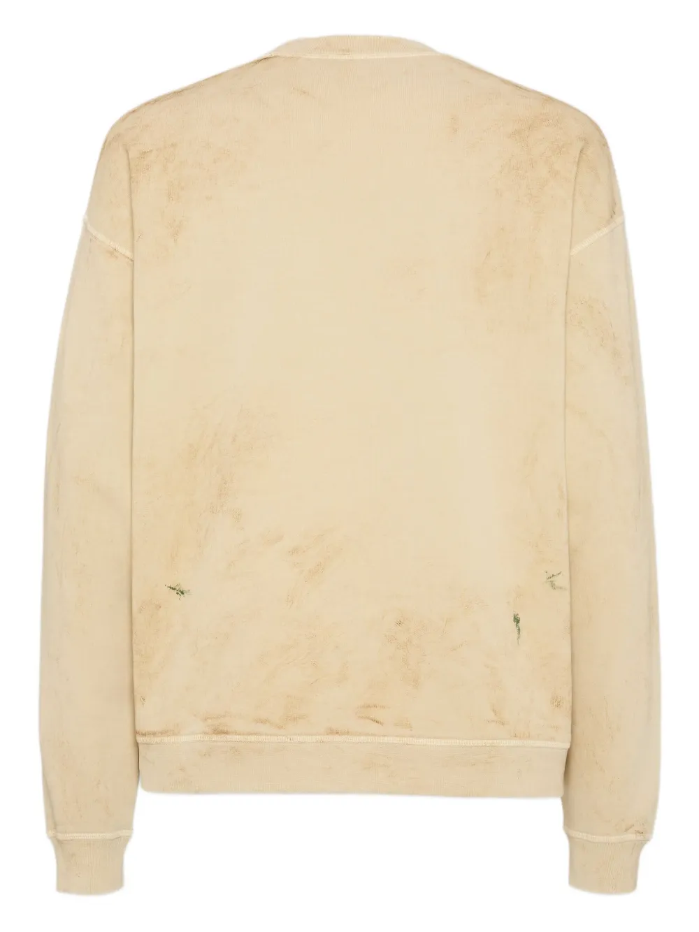 DSQUARED2 Sweater met geborduurde tekst Beige