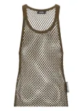 DSQUARED2 mesh tank top - Brown