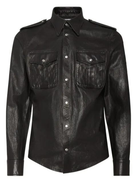 DSQUARED2 leather shirt