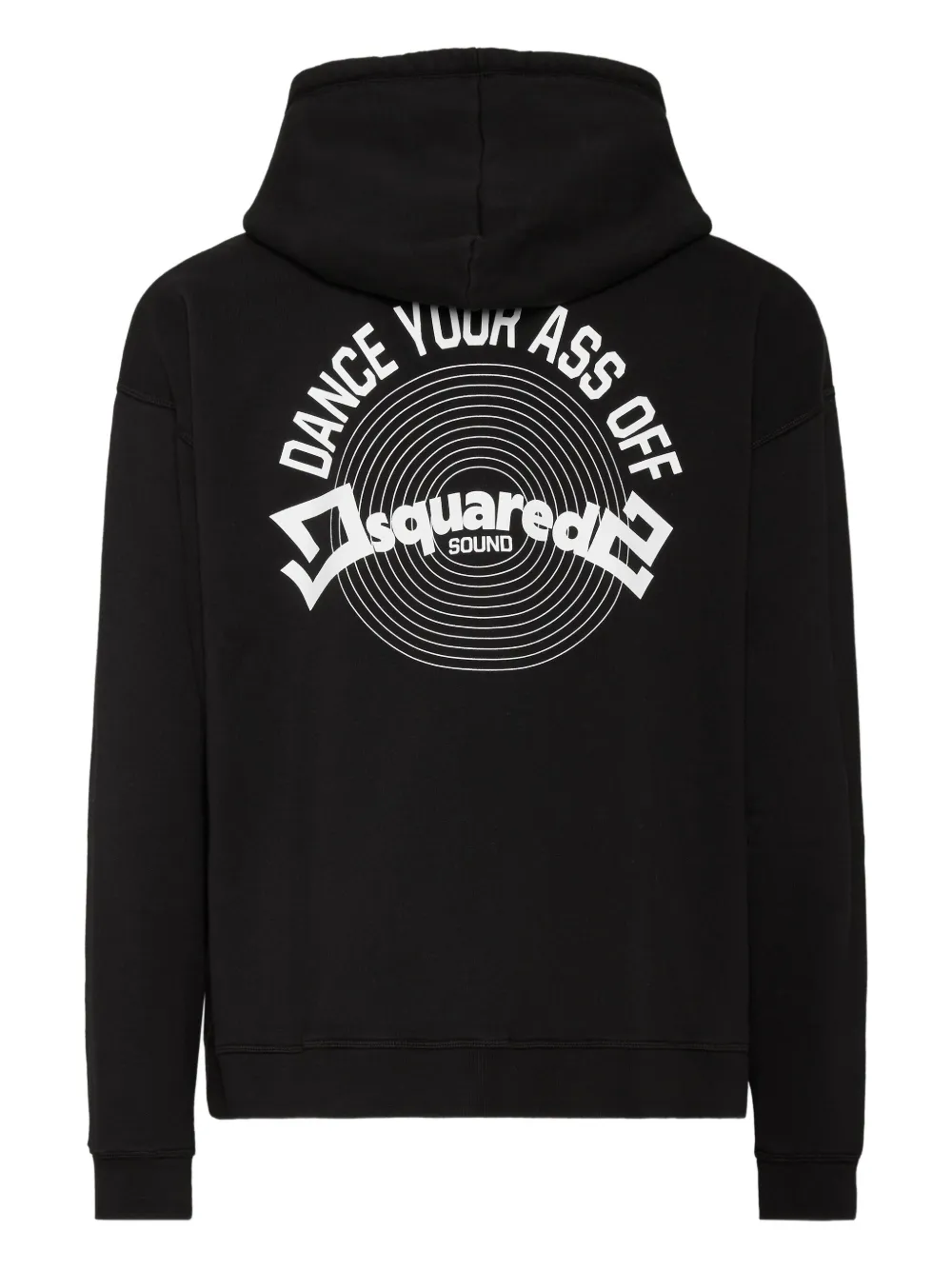 Dsquared2 Graphic-print Hoodie In Brown