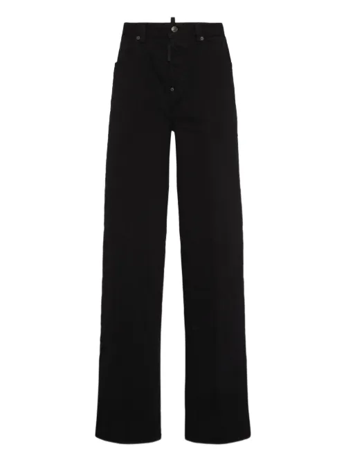 DSQUARED2 jean à patch logo - Noir - DSQUARED2 - Modalova