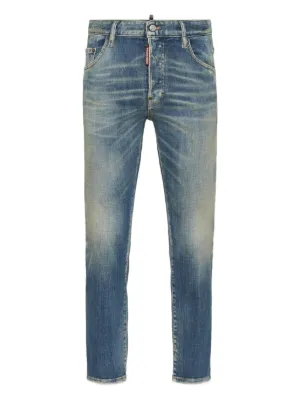 DSQUARED2 Cool Guy ダメージ ジーンズ | ブルー | FARFETCH JP