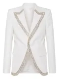 DSQUARED2 crystal-embellished blazer - White