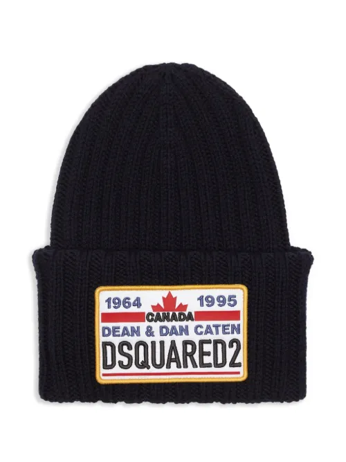 Bonnet en maille nervurée - DSQUARED2 - Modalova