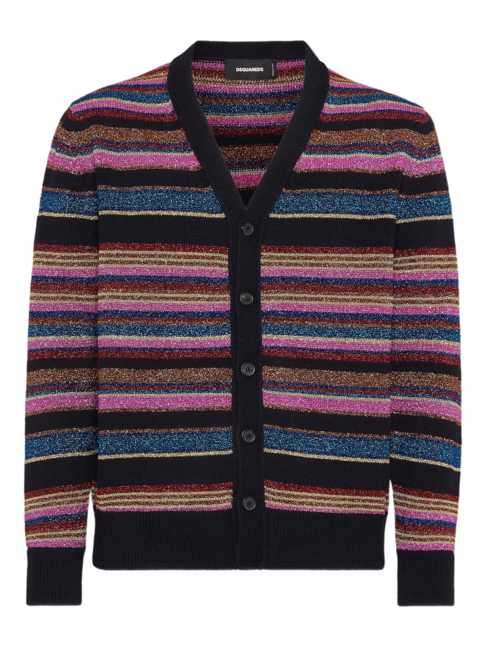 DSQUARED2 striped cardigan | Pink | Image 1