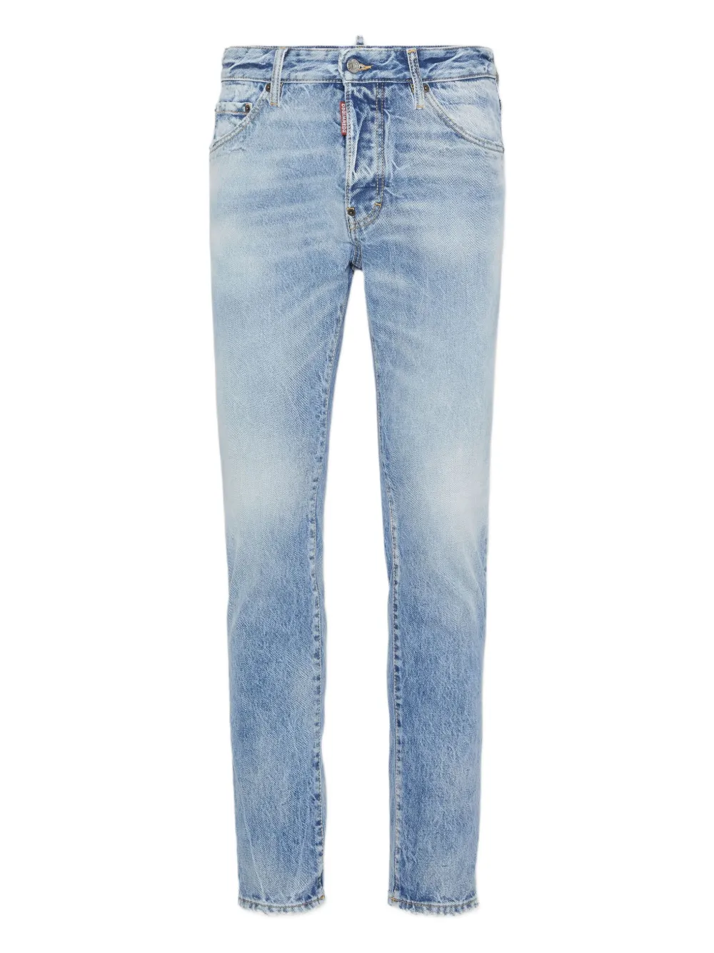 DSQUARED2 Jeans met logopatch Blauw