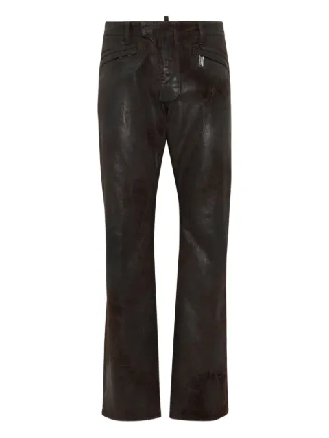 DSQUARED2 leather trousers