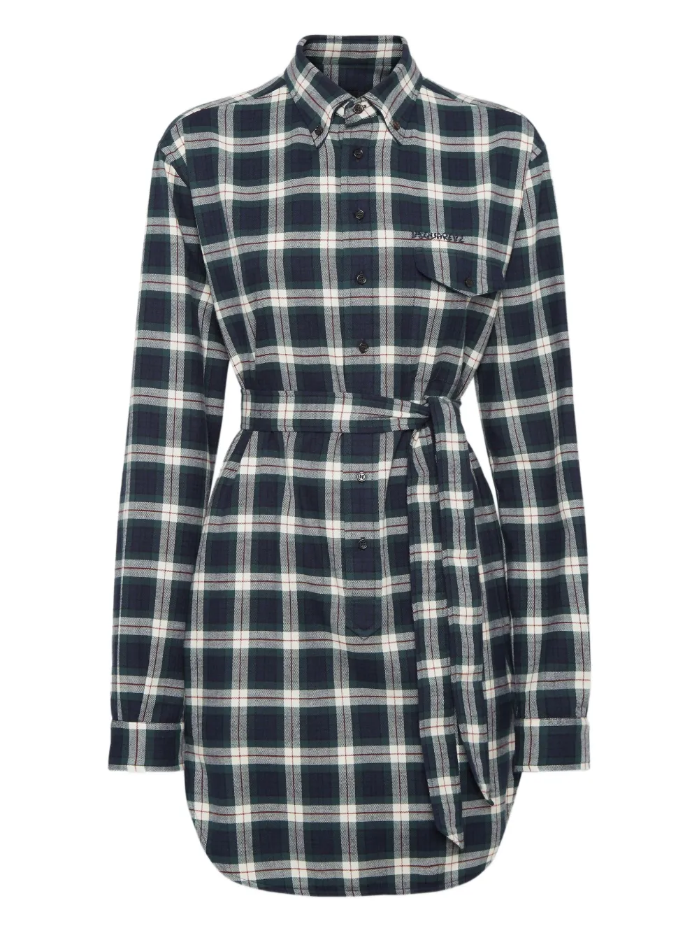 DSQUARED2 Chemise com estampa xadrez | Azul | Image 1