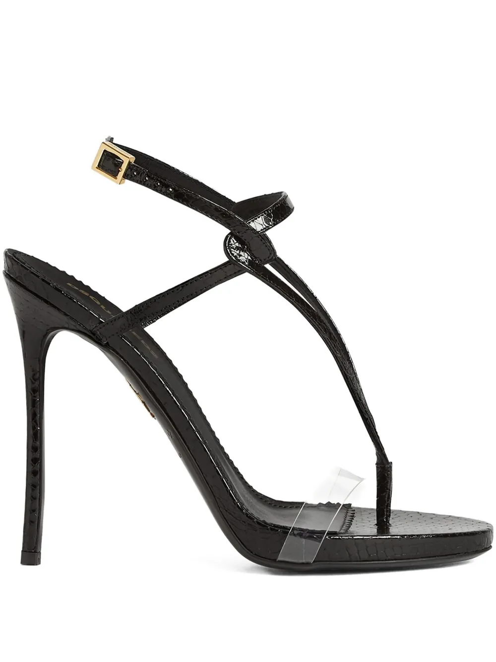 DSQUARED2 leather heeled sandals | Black | Image 1