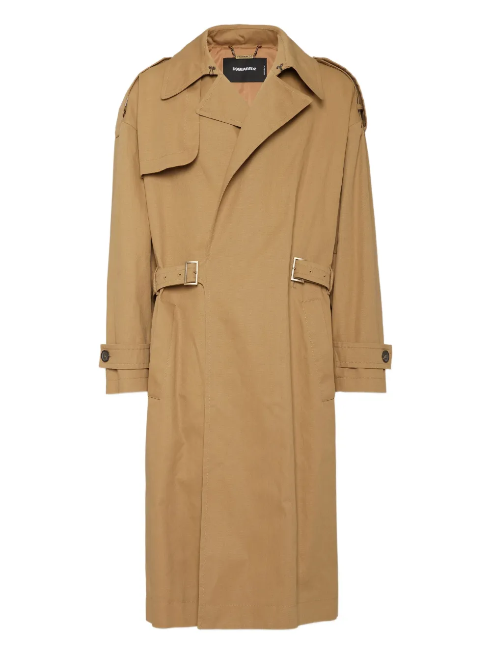 DSQUARED2 belted trench coat | Brown | Image 1