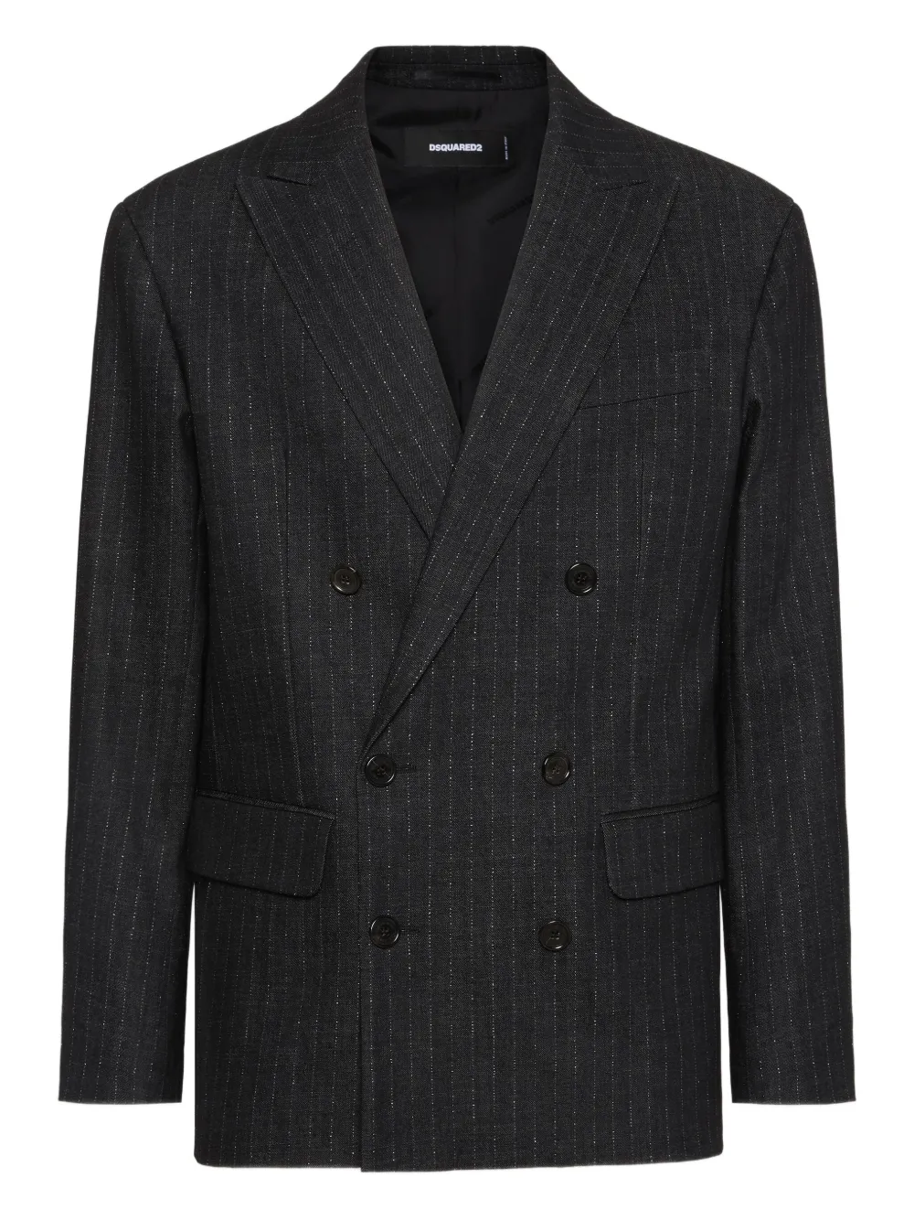 DSQUARED2 Blazer met krijtstreep Zwart