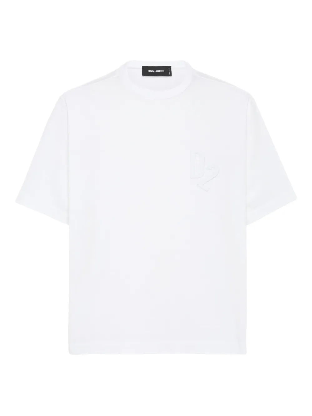 DSQUARED2 T-shirt met logopatch Wit