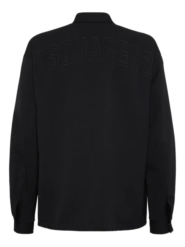 DSQUARED2 ブラック コーチジャケット 46 DSQUARED2 コーチジャケット | ブラック | FARFETCH JP