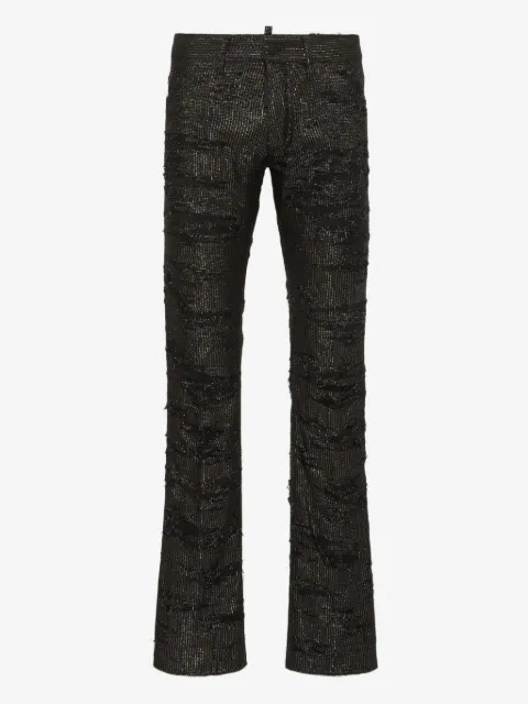 DSQUARED2 jean Gold Disco à coupe évasée