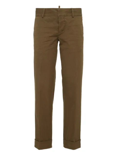 DSQUARED2 logo-plaque trousers