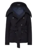 DSQUARED2 double-breasted coat - Blue