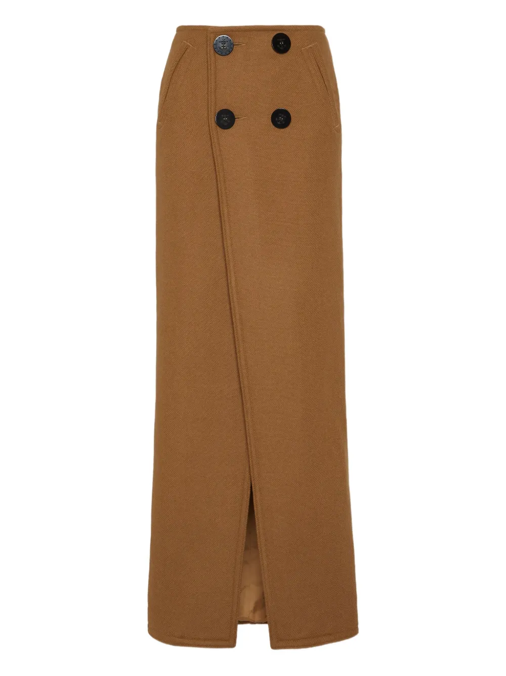 DSQUARED2 Gebreide maxi-rok Bruin