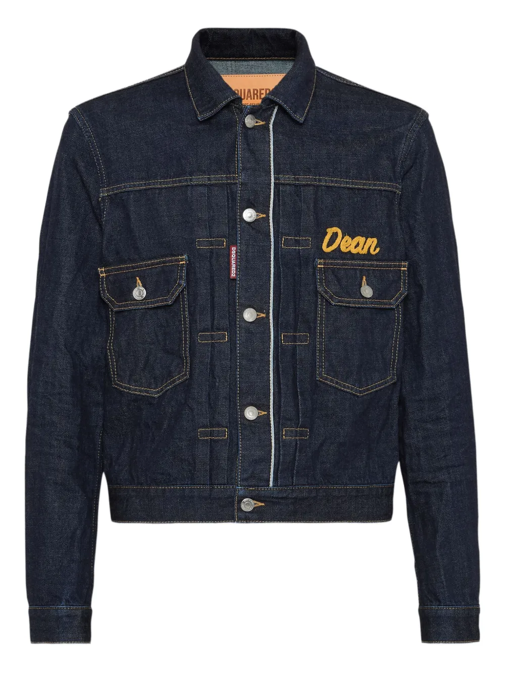 DSQUARED2 Rebel denim jack Blauw