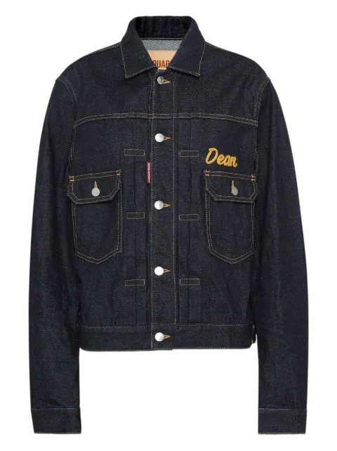 DSQUARED2 embroidered denim jacket