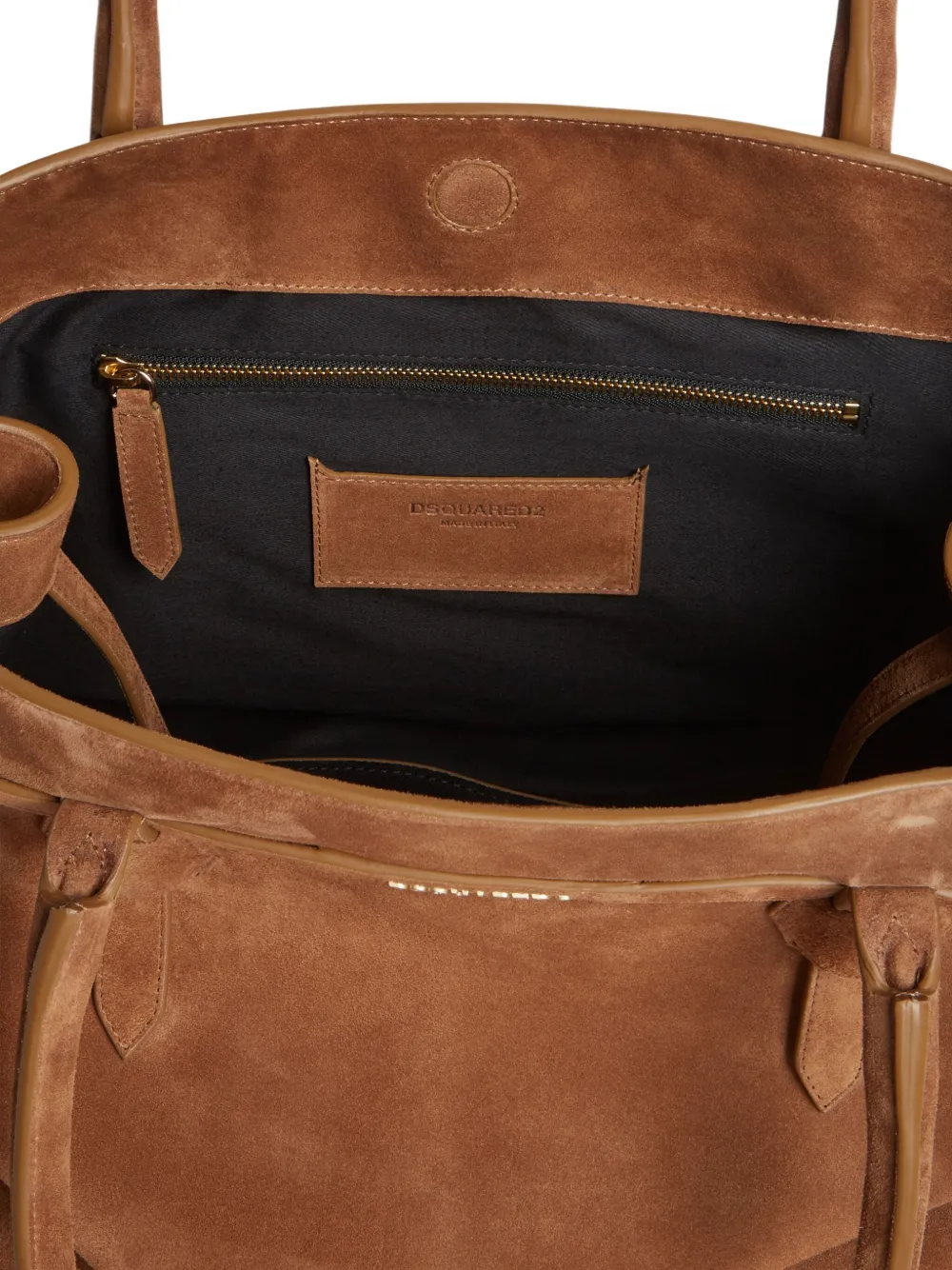 DSQUARED2 Suède shopper Bruin