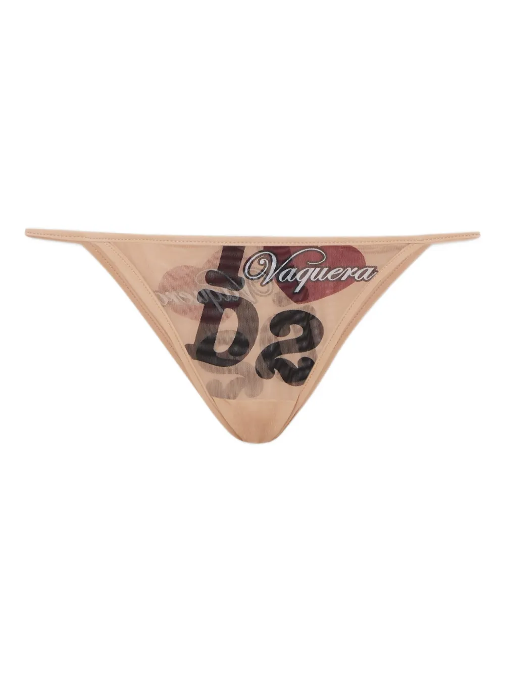 DSQUARED2 Vaquera slip - Beige