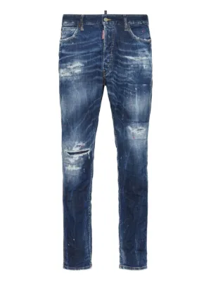 Dsquared2♦Denim ダメージジーンズ メンズ オシャレ！人気 ディースクエアード メンズ デニム DSQUARED2 ブランド ジーンズ