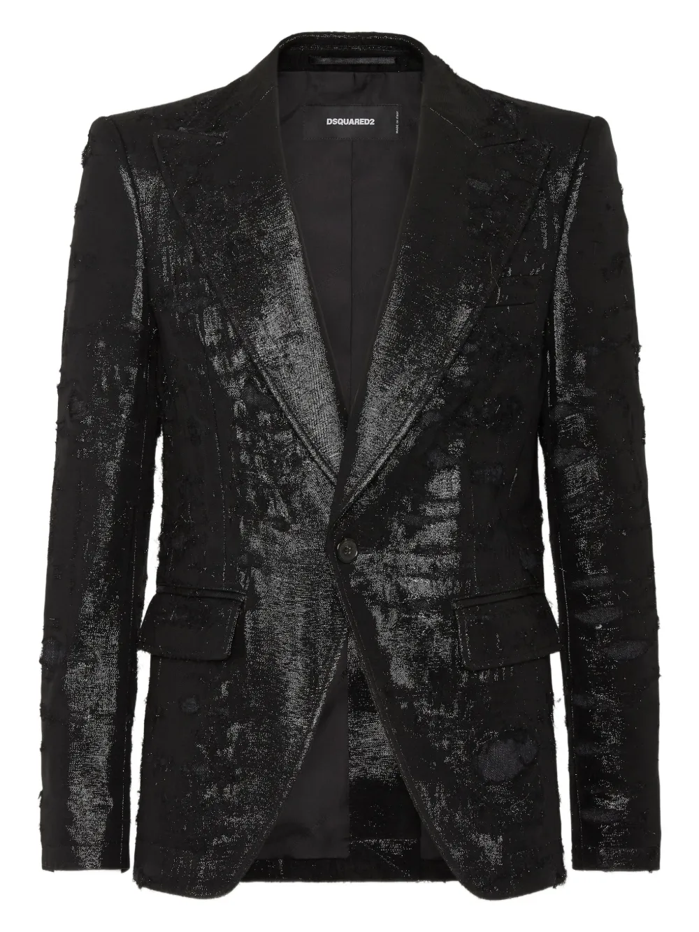 Dsquared2 Peak-lapels Blazer In Black