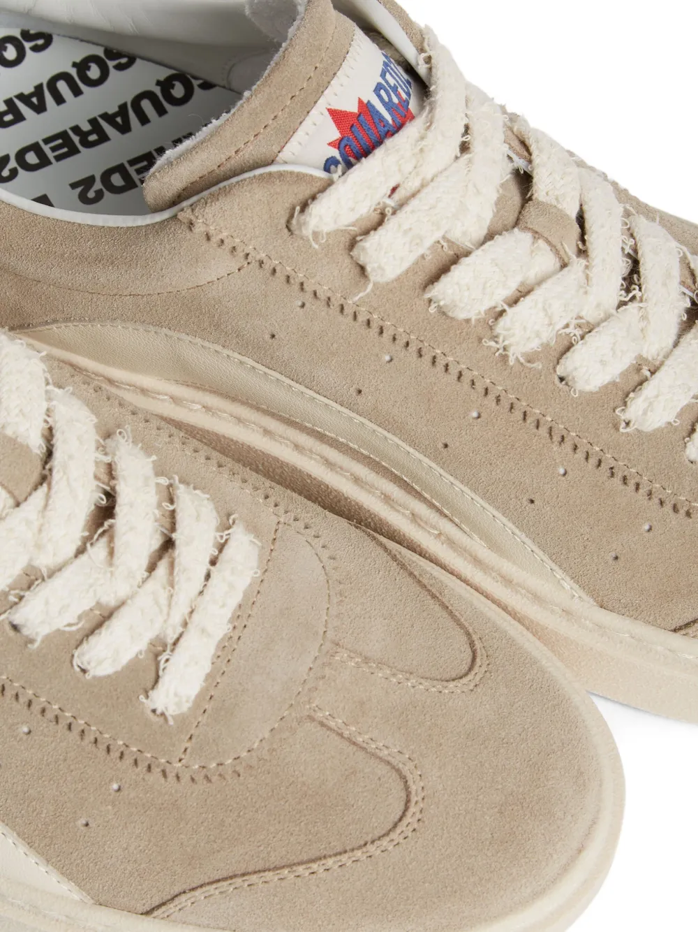DSQUARED2 suede sneakers Neutrals