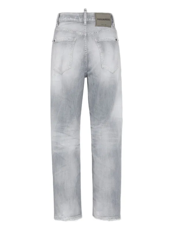 DSQUARED2 Boston ブラッシュドジーンズ | グレー | FARFETCH JP
