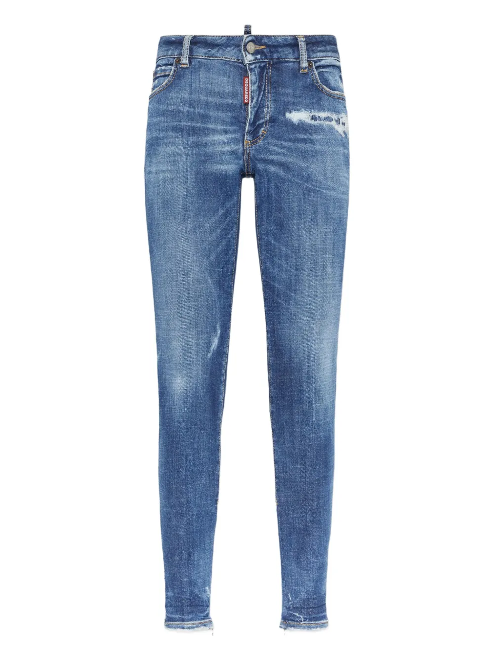 logo-patch jeans